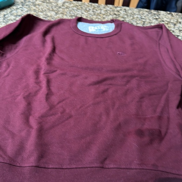 Sweatshirt Champion men’s maroon size Large long sleeve - Picture 1 of 3